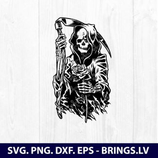 Grim Reaper SVG PNG DXF EPS Cut Files for Cricut and Silhouette Instant ...