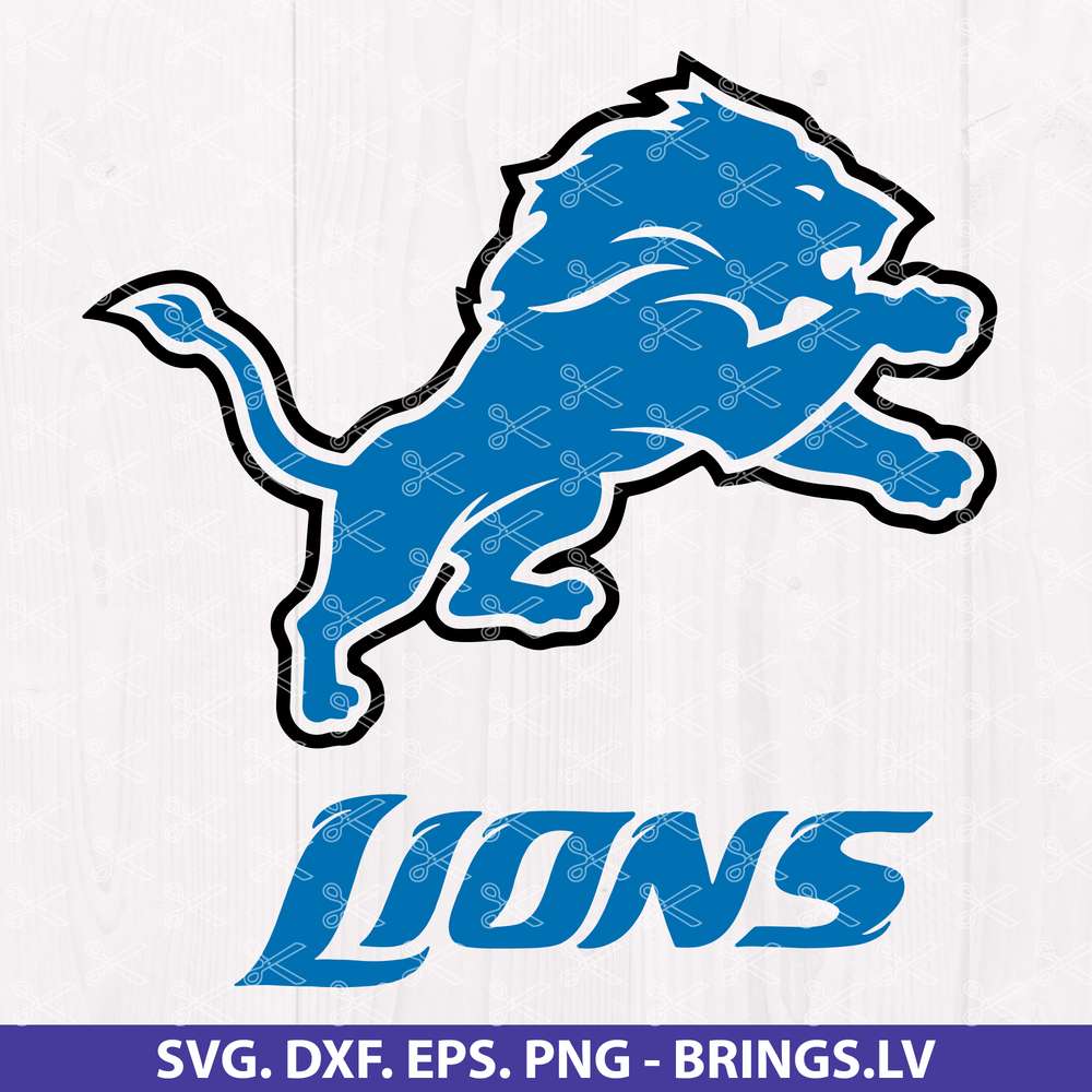 detroit lions wrapping paper