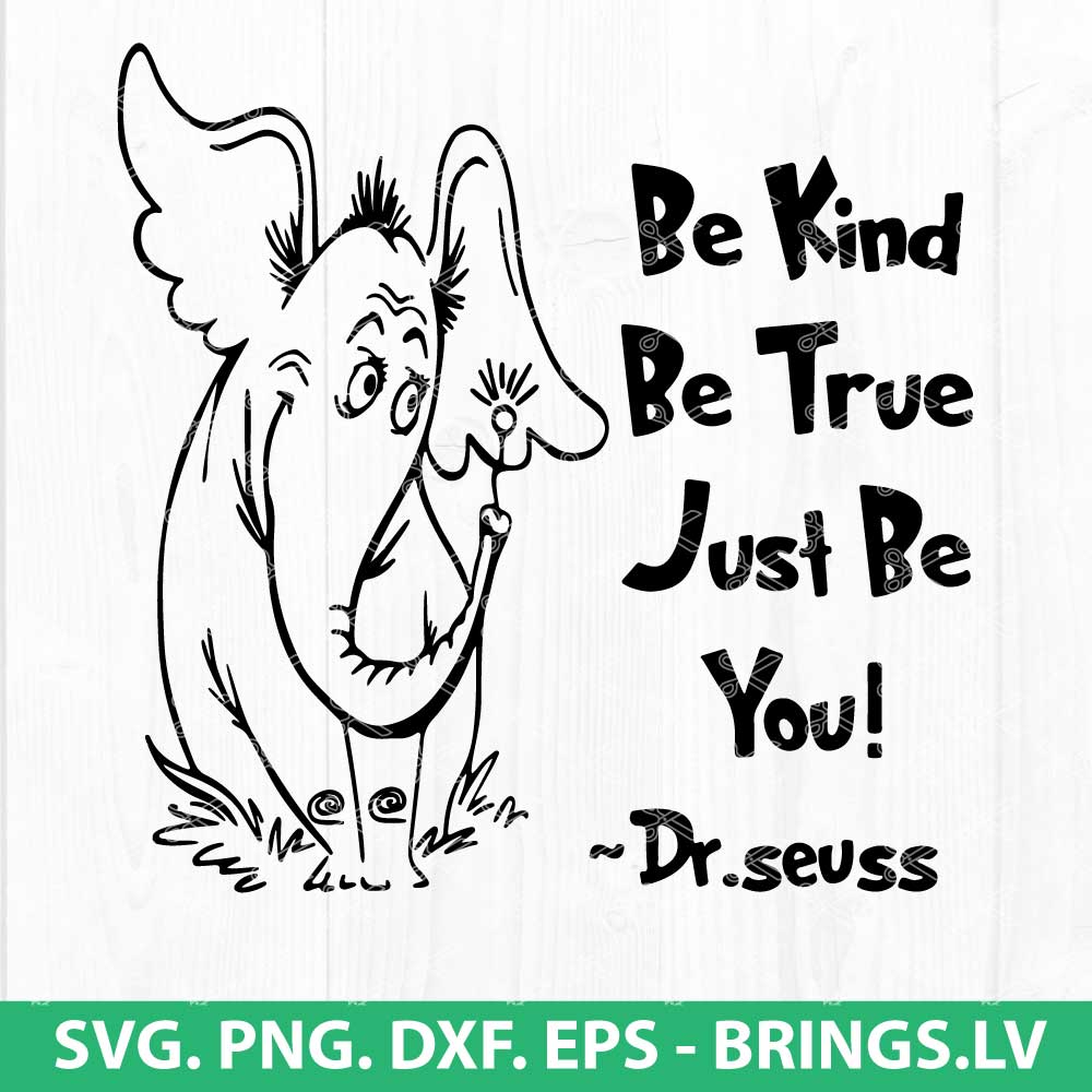 Be kind be true just be you SVG