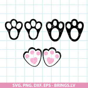 Bunny Feet SVG