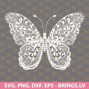 Mandala-Butterfly-SVG