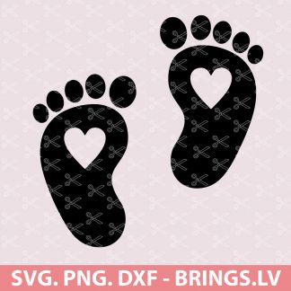 Baby Feet SVG