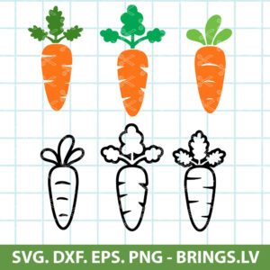 Easter Carrot SVG