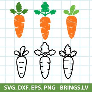 Easter Carrot SVG | Easter SVG | Carrot SVG Bundle | Bunny SVG