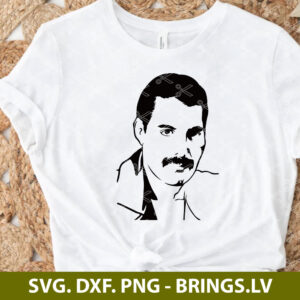 Freddie Mercury SVG