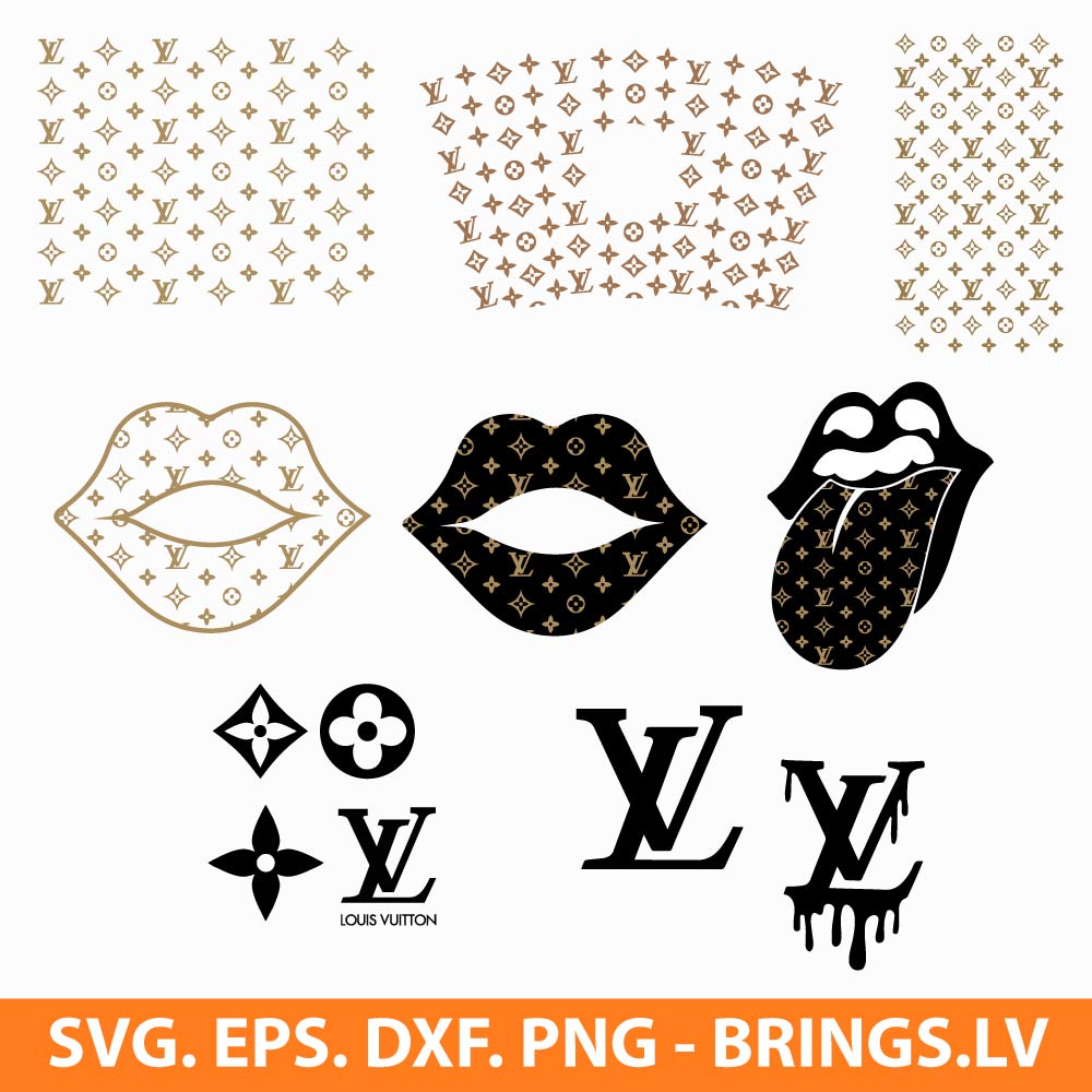 Louis Vuitton SVG Bundle, Louis Vuitton SVG, LV SVG, PNG, DXF, EPS, Cut  Files For Cricut And Silhouette