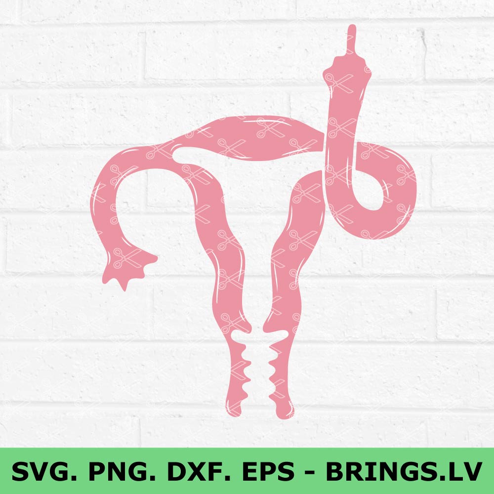 Uterus-Middle-Finger-SVG