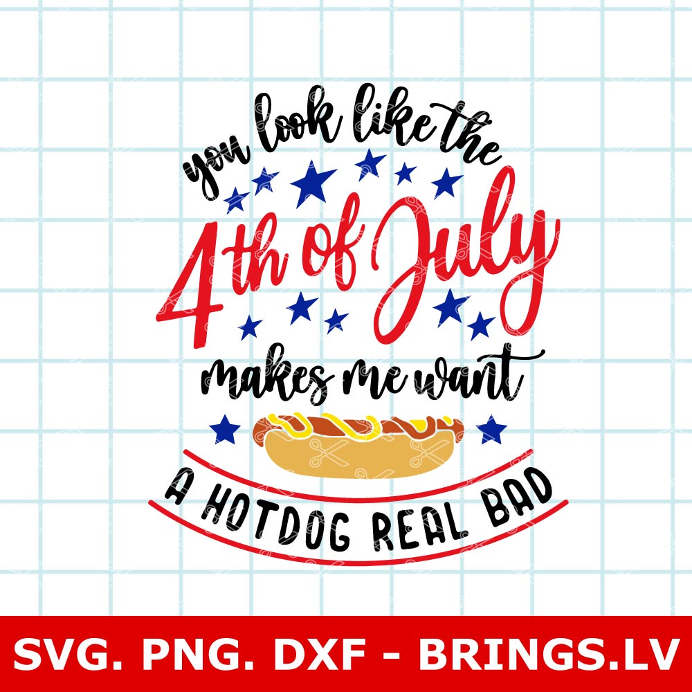 You look like the 4th of july SVG