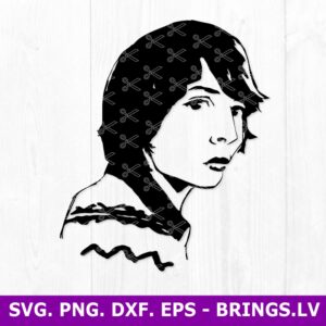 Finn Wolfhard Stranger Things SVG