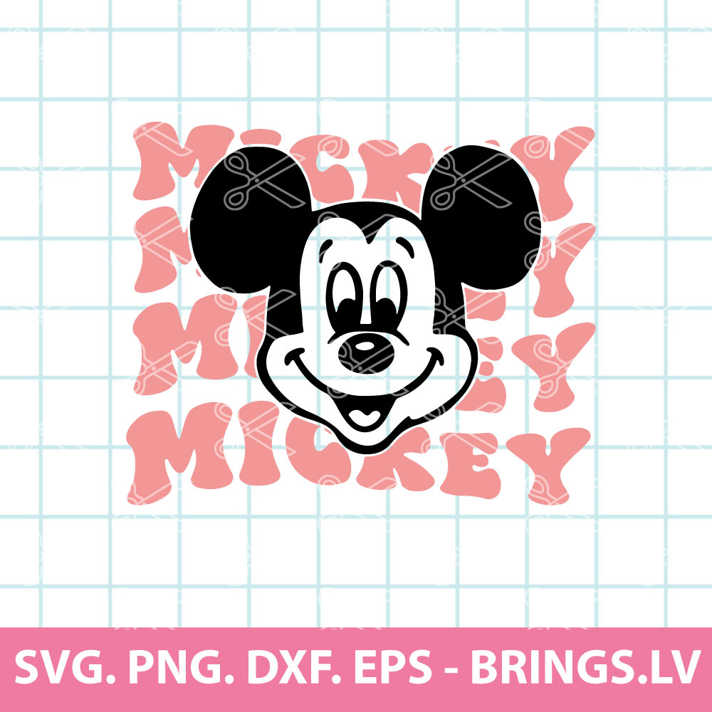 Mickey Mouse Face SVG