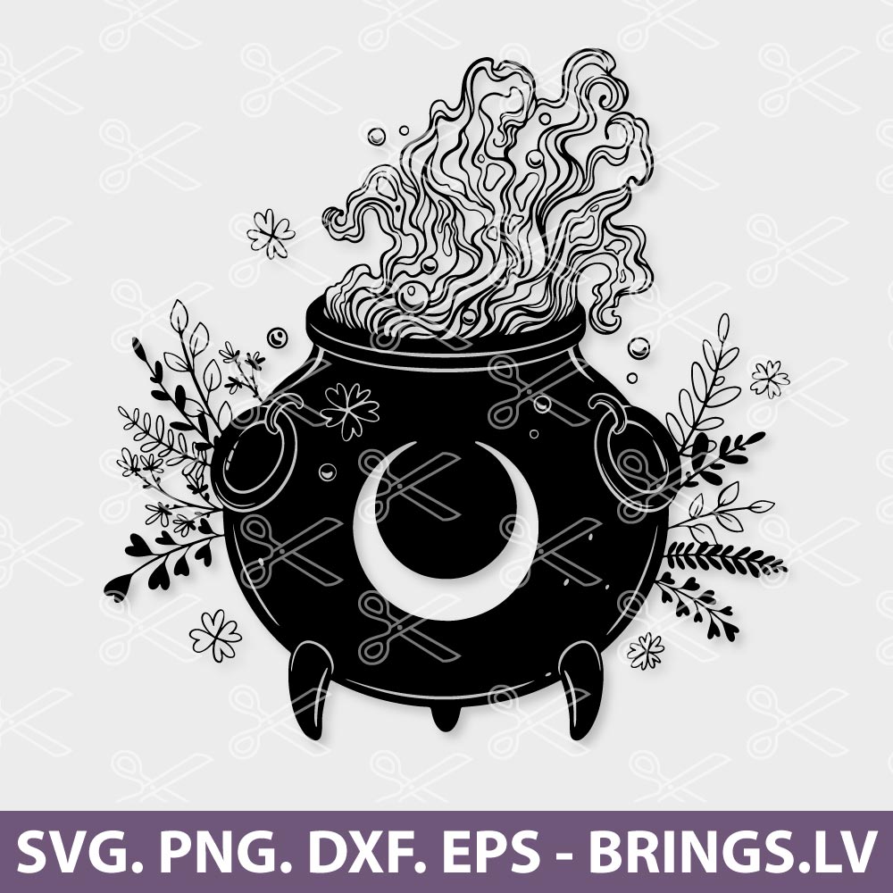 Witch Cauldron SVG