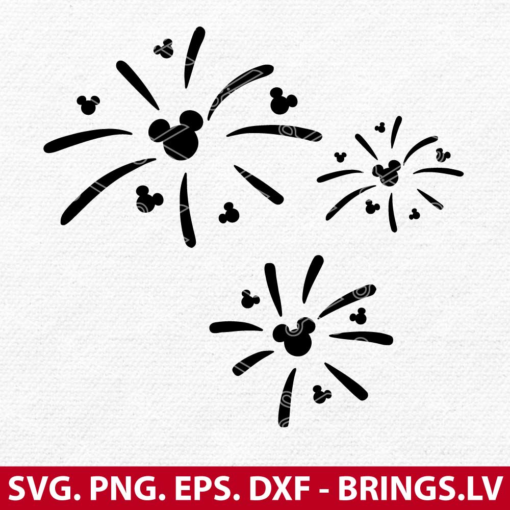 Disney Fireworks SVG