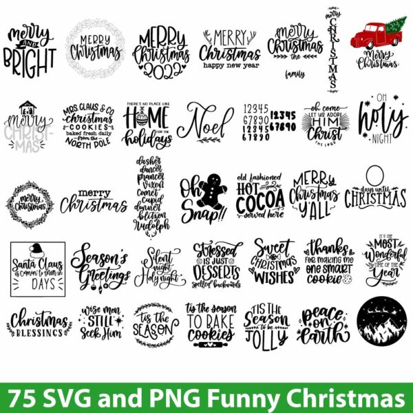 Funny Christmas SVG