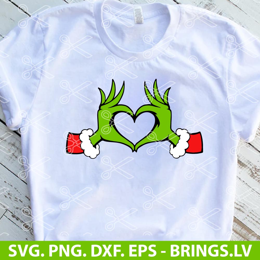 Grinch Heart SVG