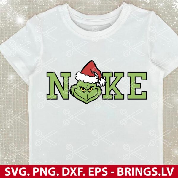 Nike Grinch Christmas SVG