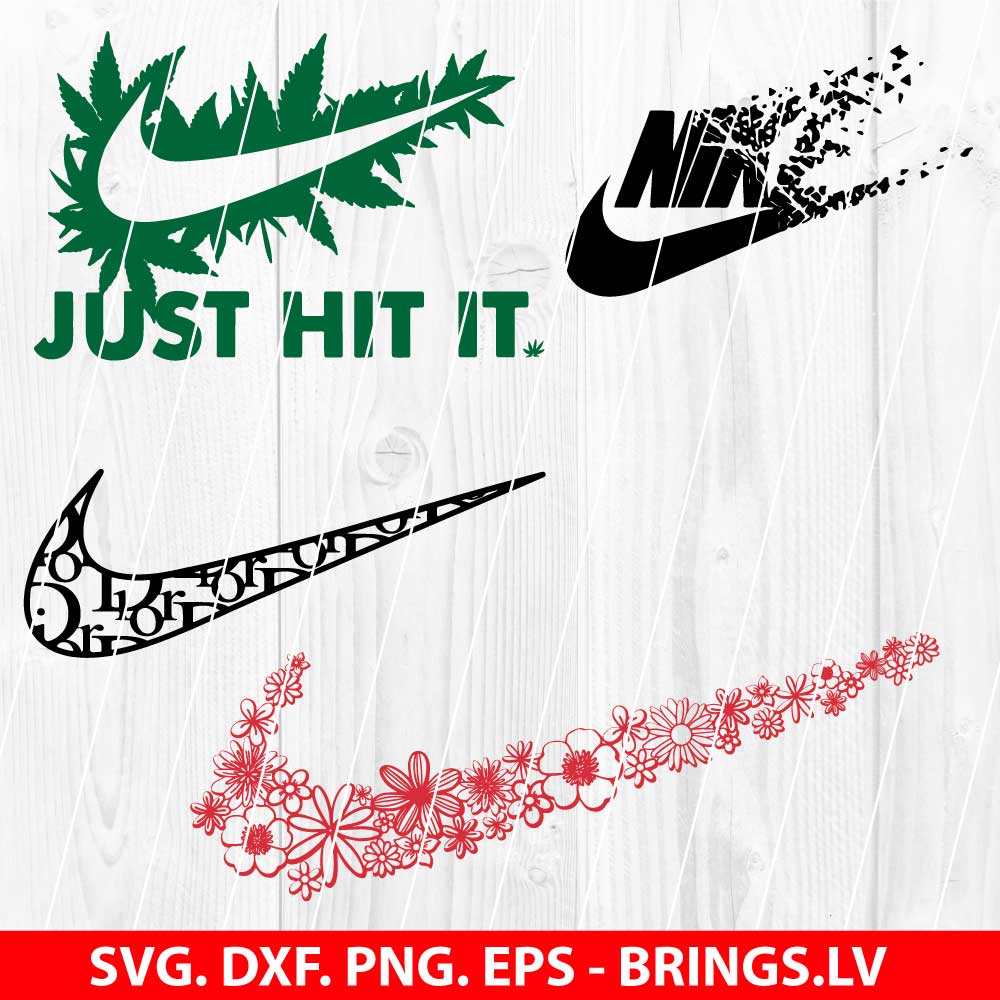 Nike Logo SVG Bundle Nike Dior SVG Nike Flower SVG Brand Fashion 