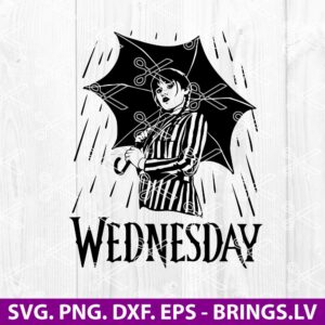 Wednesday Addams SVG