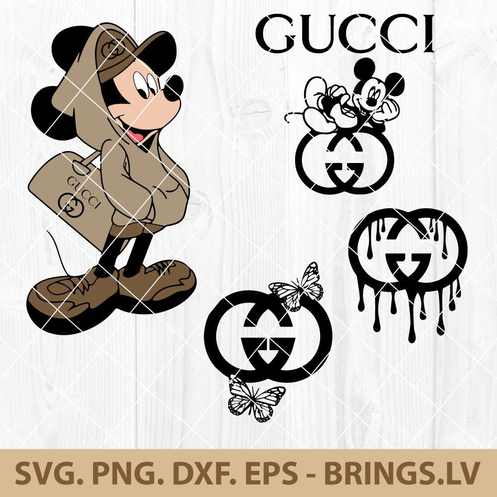 Gucci Brand Logo SVG Bundle