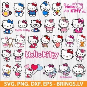 Hello Kitty SVG Bundle