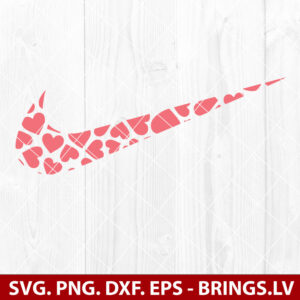 Nike Heart Swoosh SVG