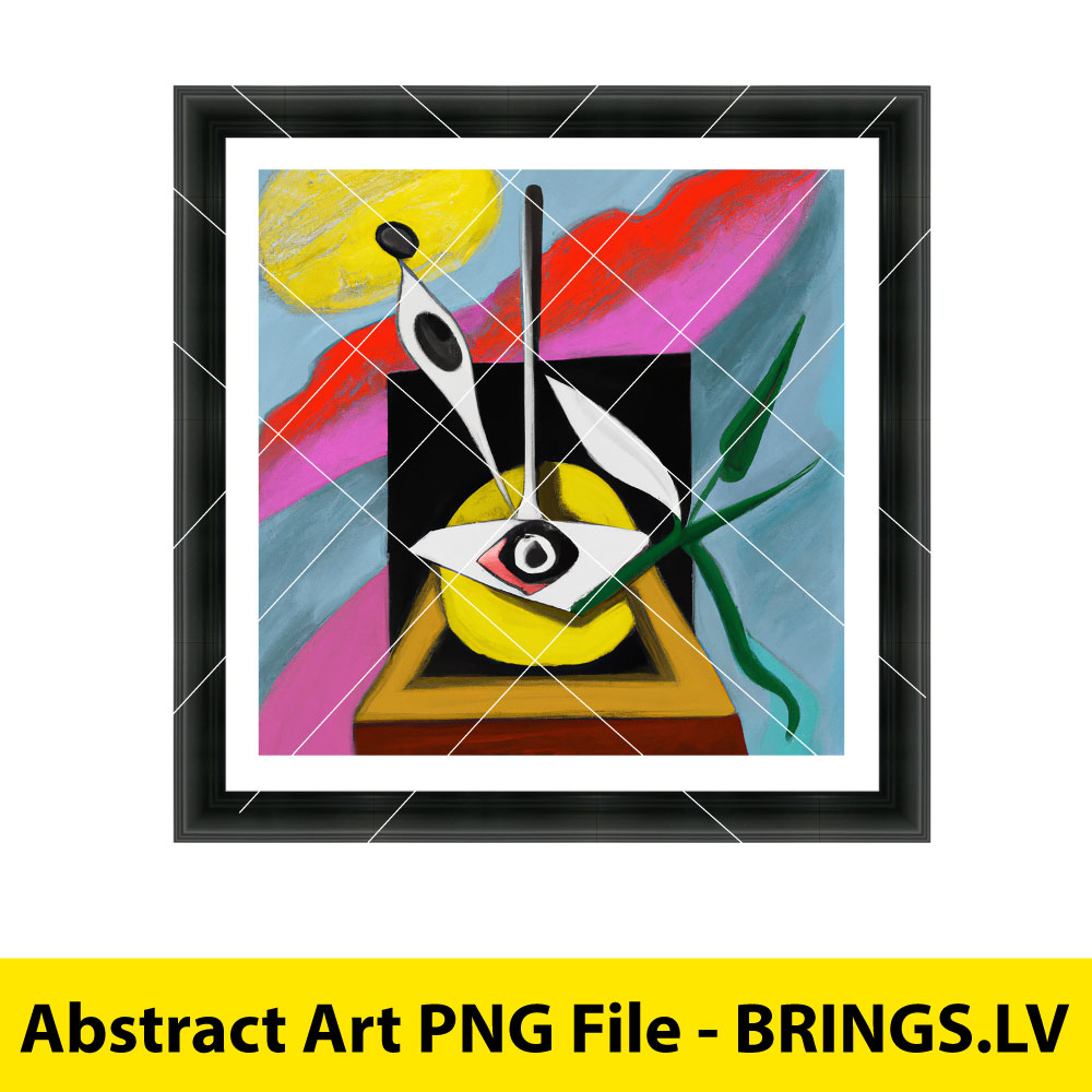 Abstract art transparent PNG