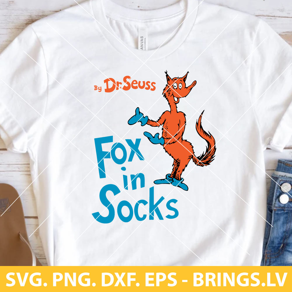 Download Fox in Socks Dr Seuss The Cat in the Hat SVG