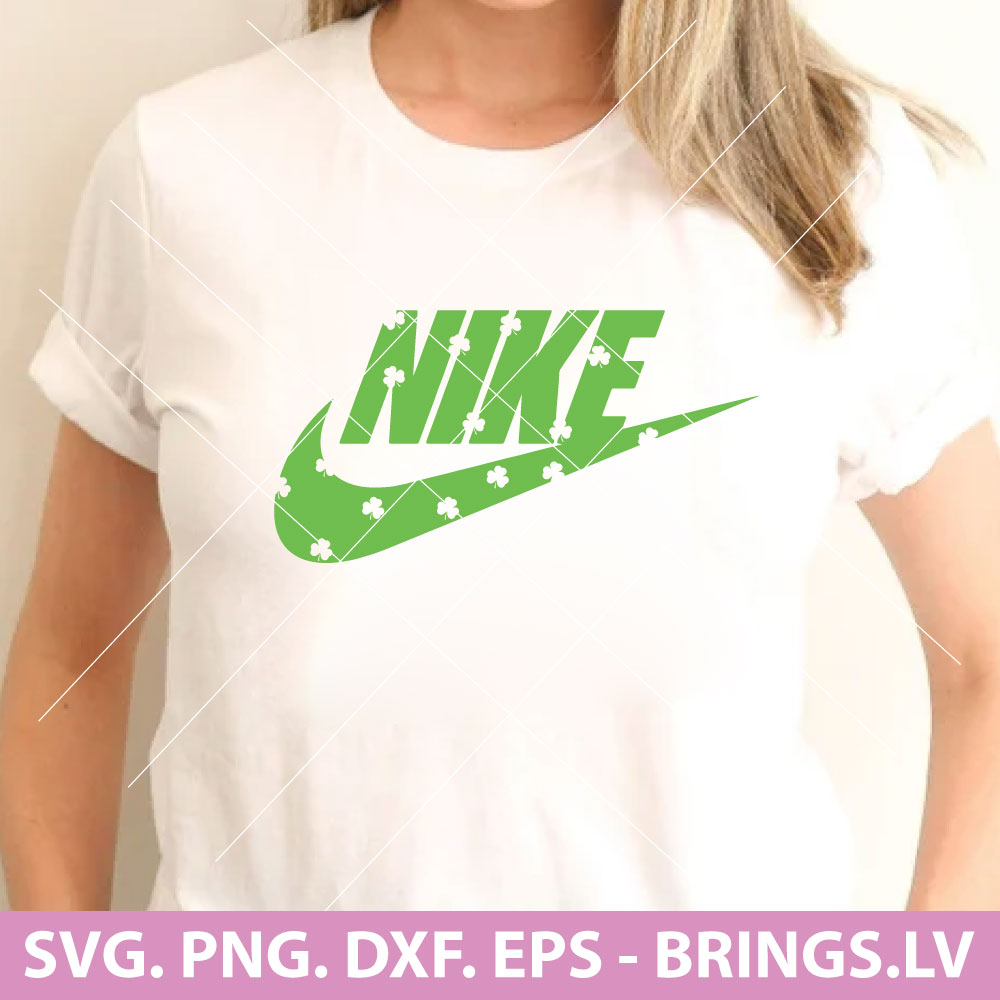 St Patricks Day Nike SVG