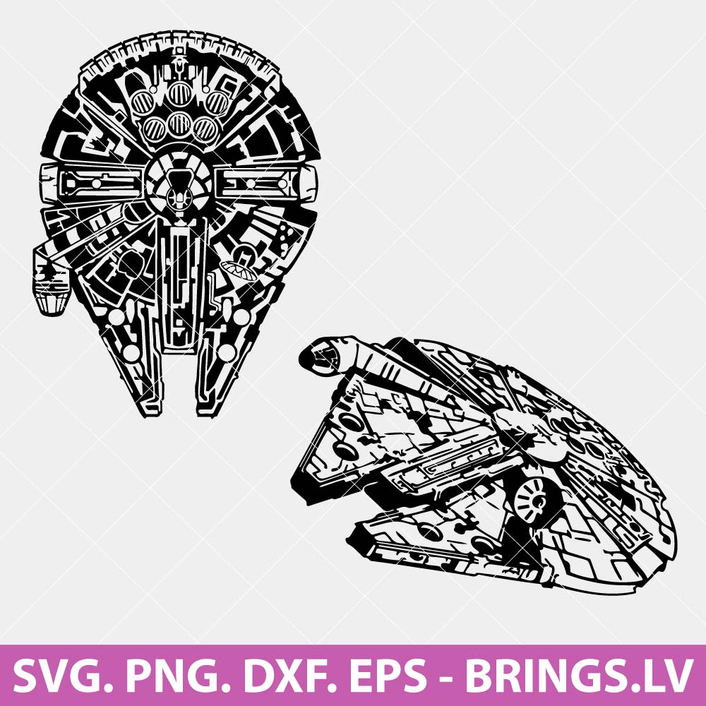 Star Wars Millennium Falcon SVG