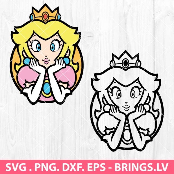 Princess Peach SVG Bundle