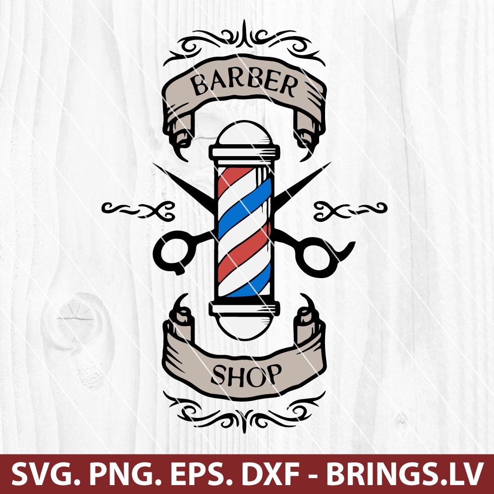 Instant Download Embroidery Design Barber Shop 