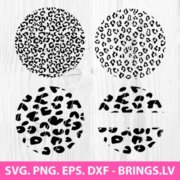 Cheetah Print SVG Cheetah Circle Print SVG Leopard Print SVG Leopard ...