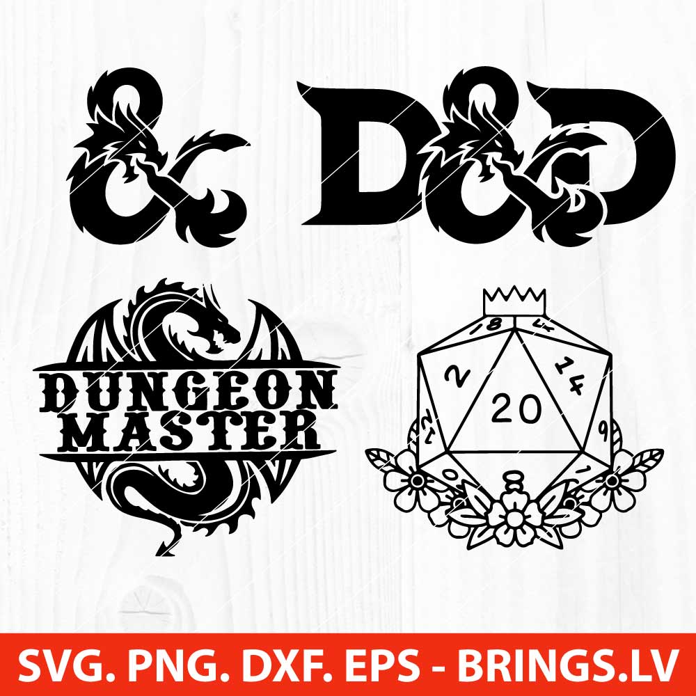 DUNGEONS AND DRAGONS SVG