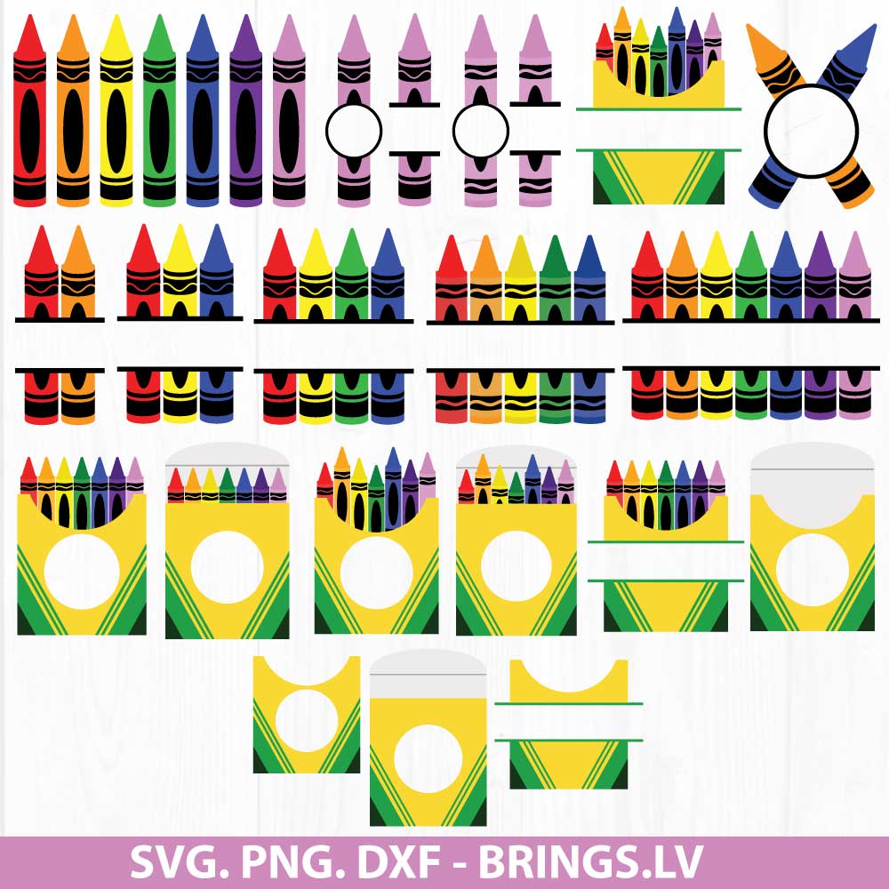 Crayons SVG