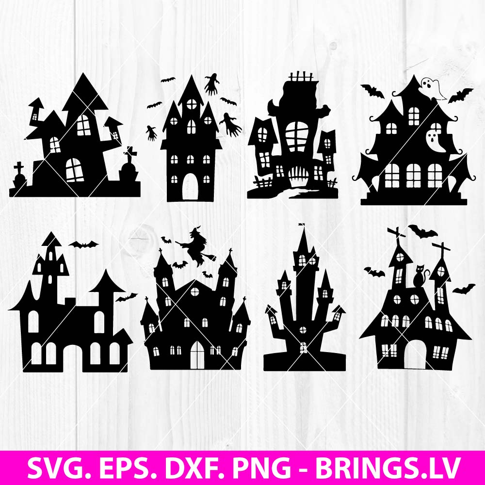 Haunted House Svg