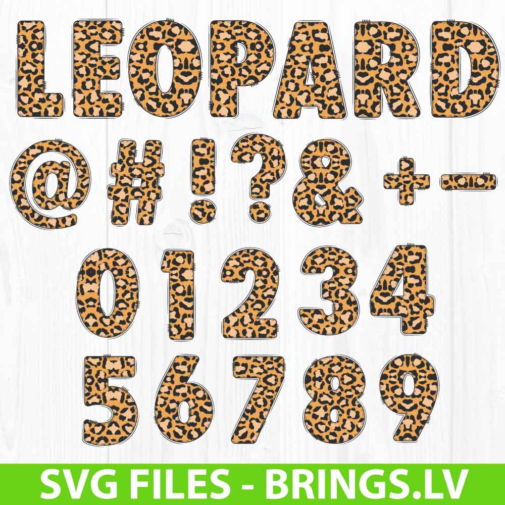 LEOPARD FONT SVG