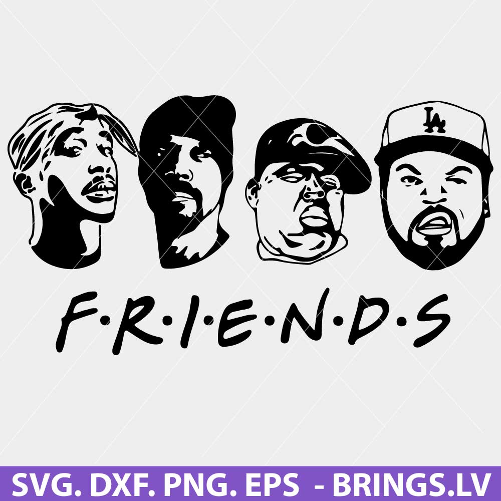 Hip-Hop Friends SVG