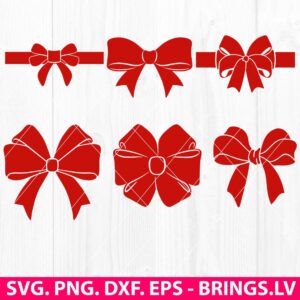 Christmas Bow SVG