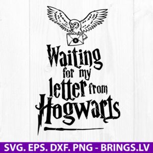 Harry Potter Waiting for My Letter to Hogwarts SVG