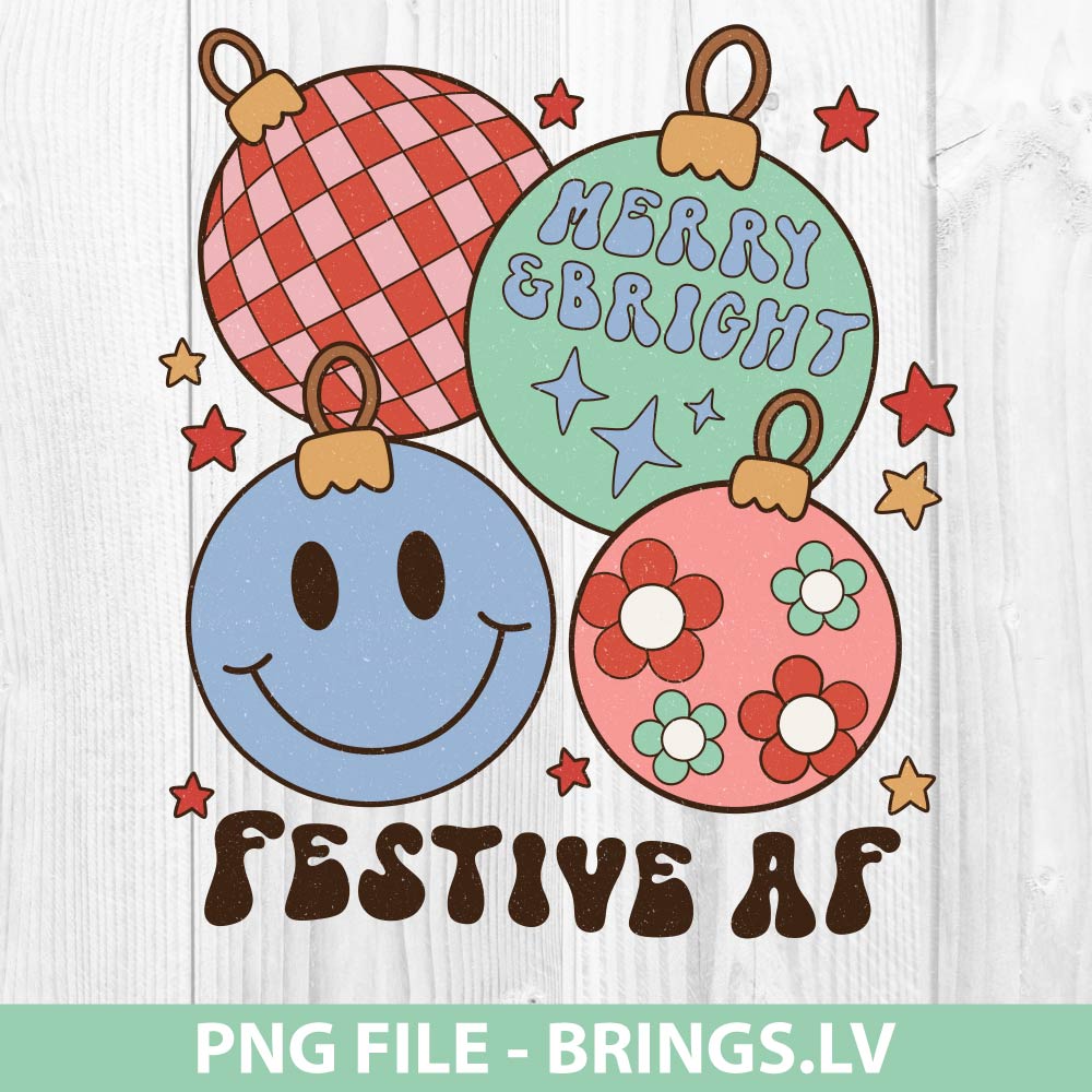 Merry and Bright PNG File