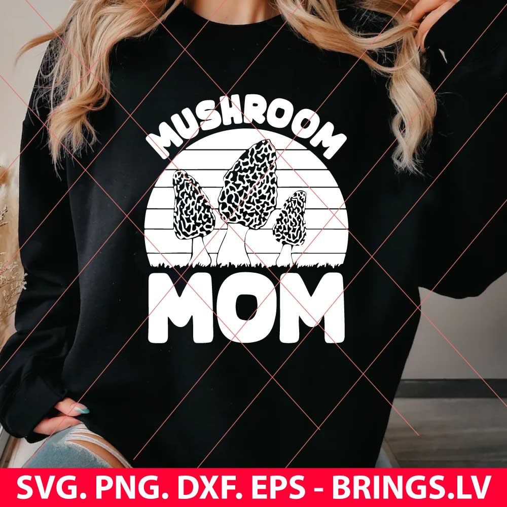 Mushroom MOM SVG