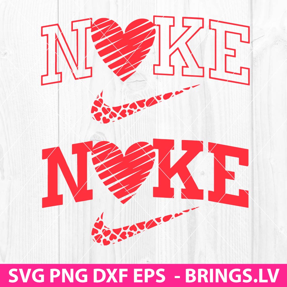 Valentines Nike Heart SVG