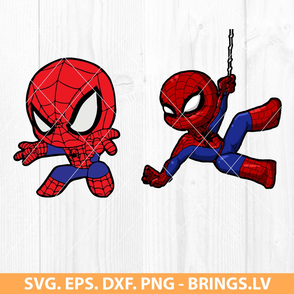 Baby Spiderman SVG