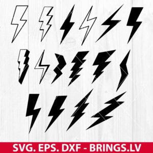 Lightning Bolt SVG Bundle