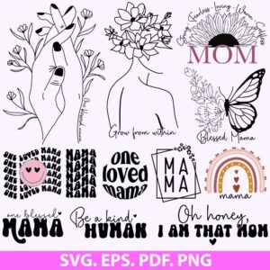Happy Mother's Day SVG Bundle