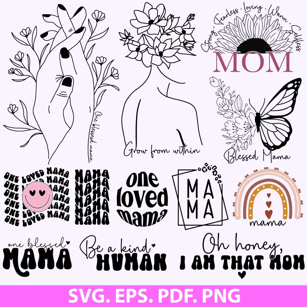 Happy Mother's Day SVG Bundle