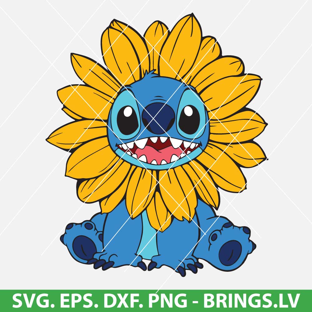 Sunflower Stitch SVG