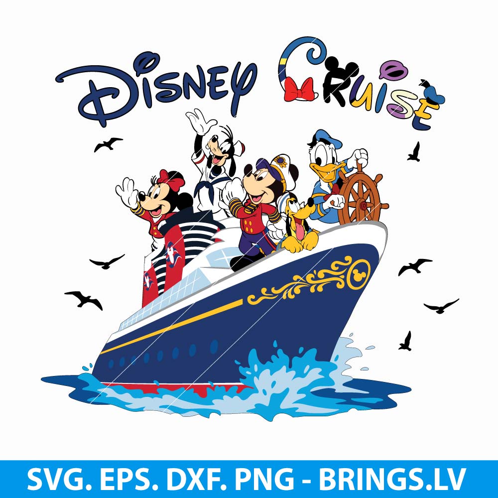 Disney Cruise Trip 2024 SVG