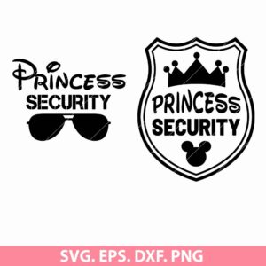 Princess Security Svg