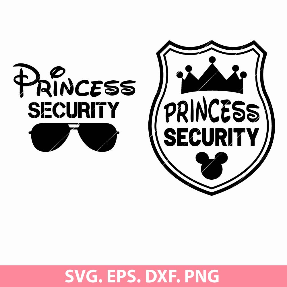 Princess Security Svg