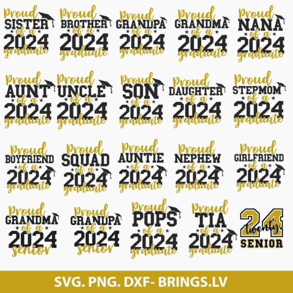 Senior Class of 2024 SVG Files